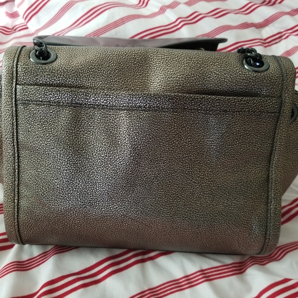 🐸Coach RANGER FLAP CROSSBODY METALLIC - Picture 6 of 8